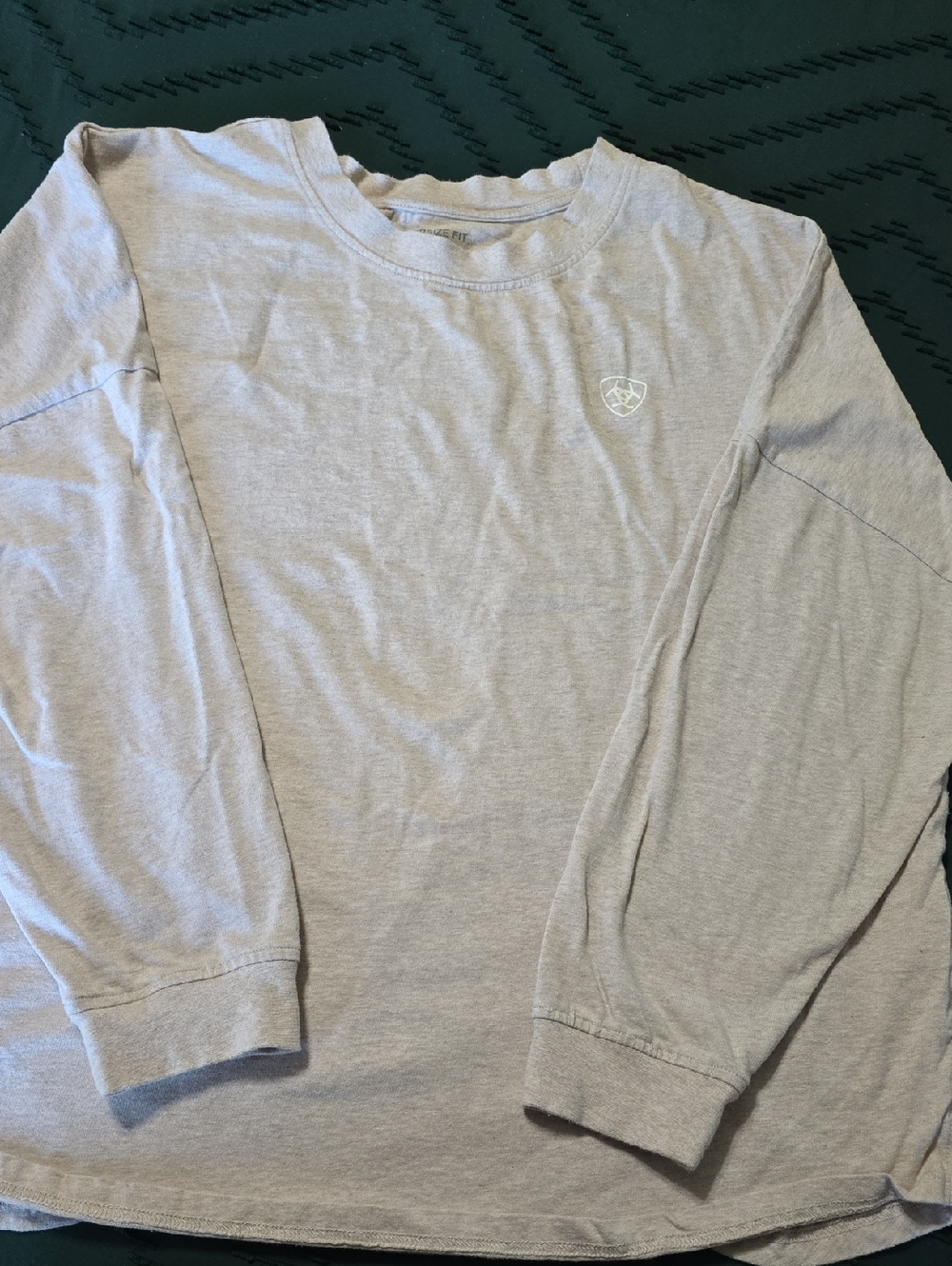 Ariat Women's Long Sleeve Crew Tee in Beige